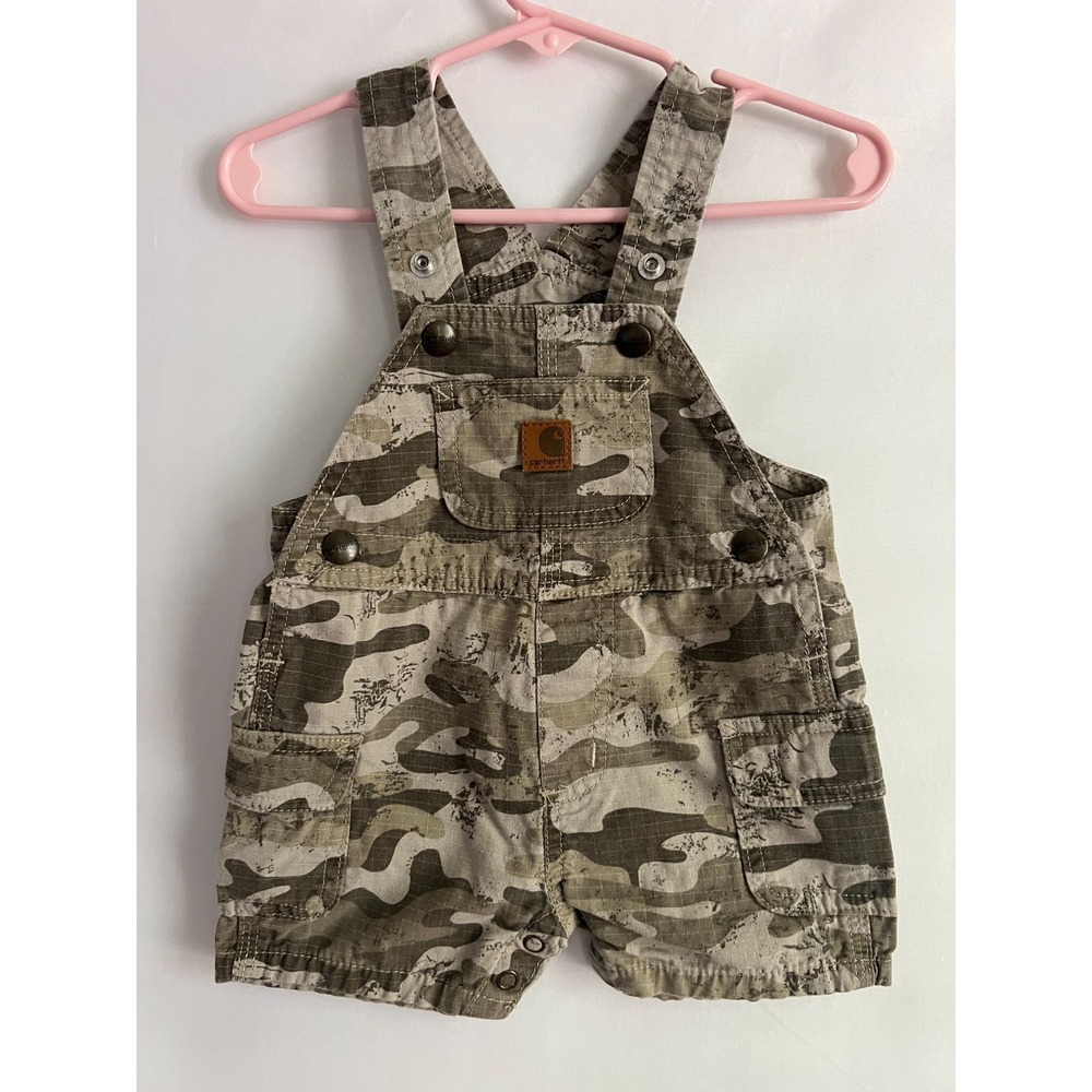Carhartt Shortalls Camo Boys 3 Months‎ Overalls Outdoor Country Hunting